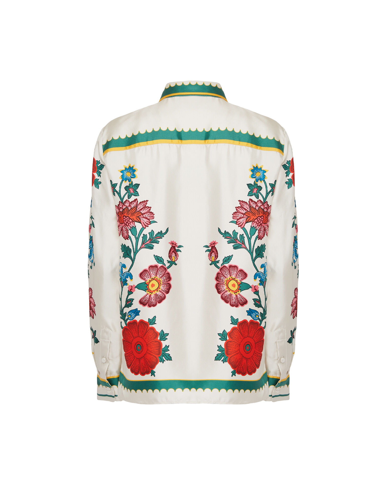 La DoubleJ Boy Shirt Dragonflower Plac&eacute;e Multicolor SHI0040SIL001DRE05MU01