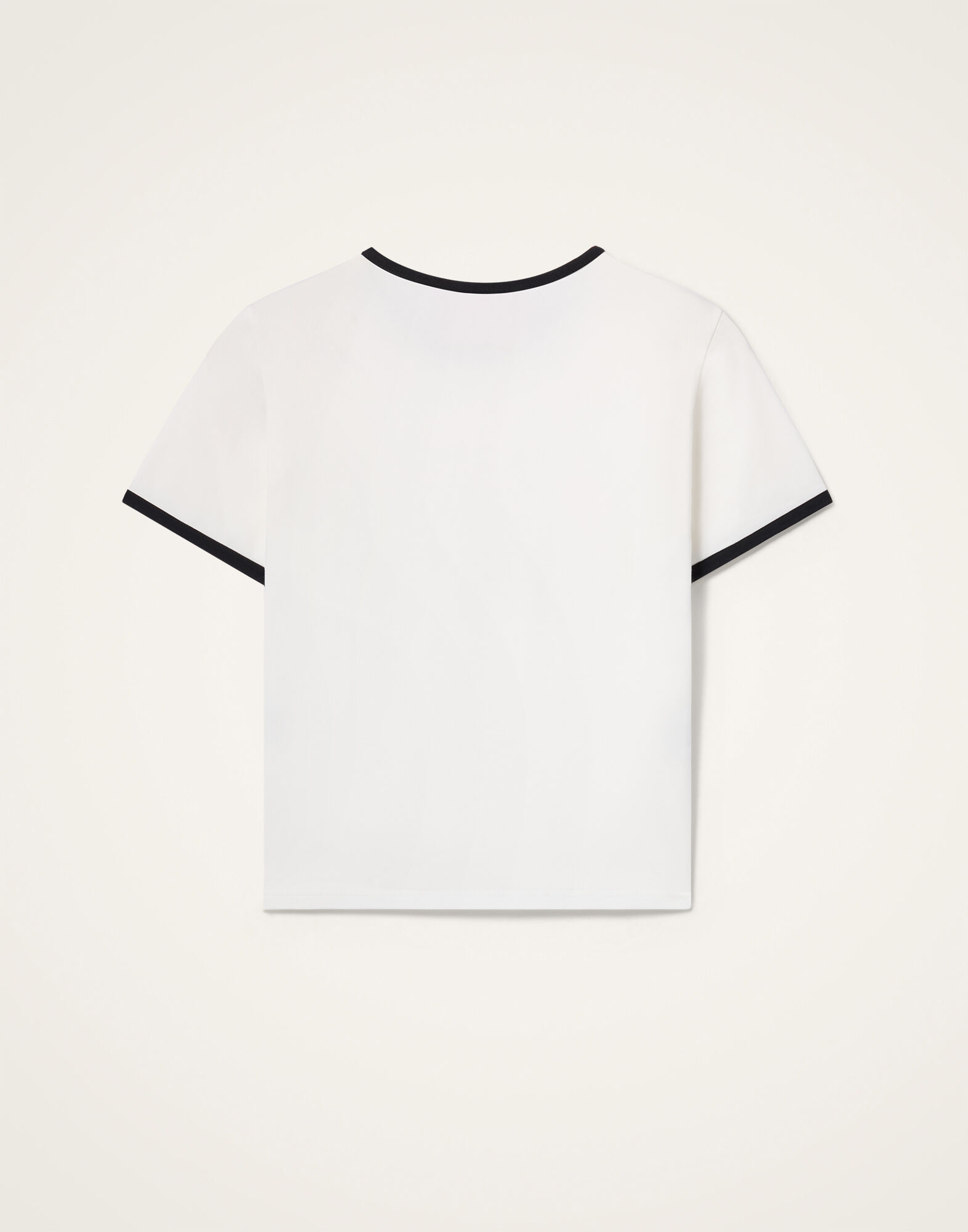 La DoubleJ The Cu-Tee Crop Solid Ecru TSH0068JER076SOP12WH01