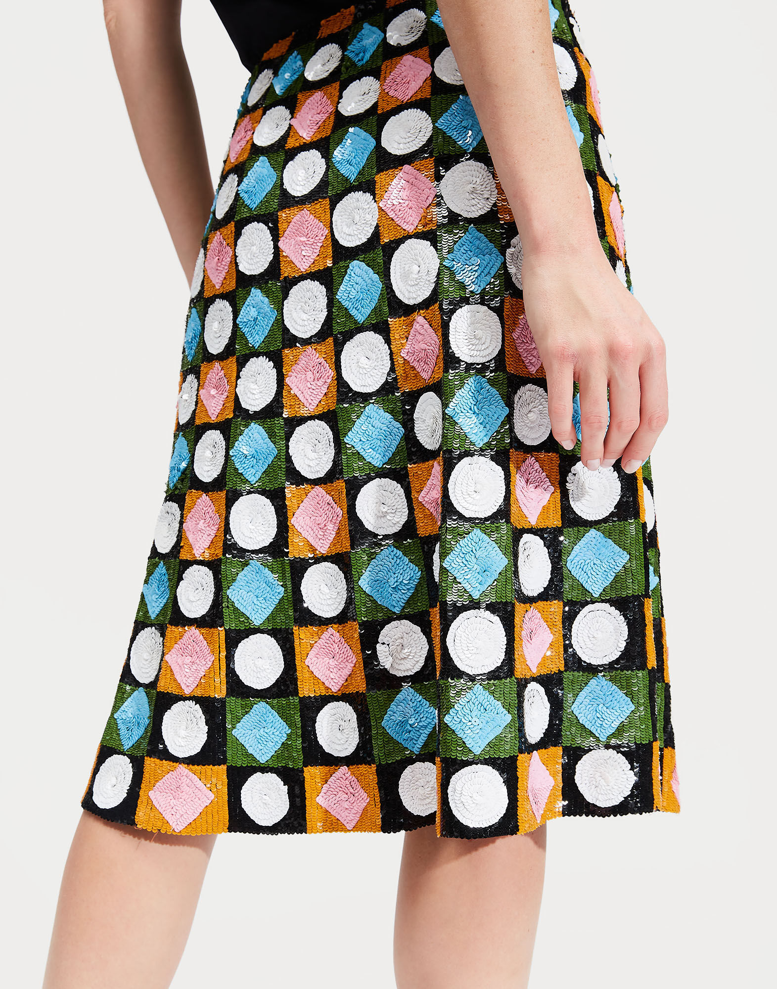 LaDoubleJ Sequin Skirt Lucky Charms SKI0036SEQ004CHA0001