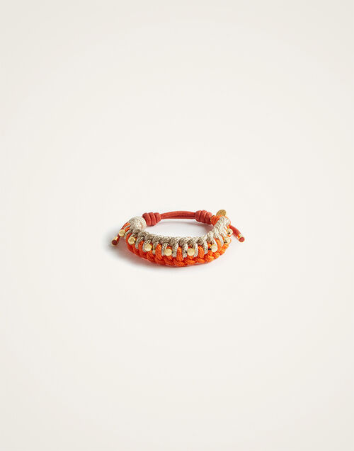 La DoubleJ Better Together Bracelet Bicolor Orange & Ivory BAC0011ROP001VA356OR02