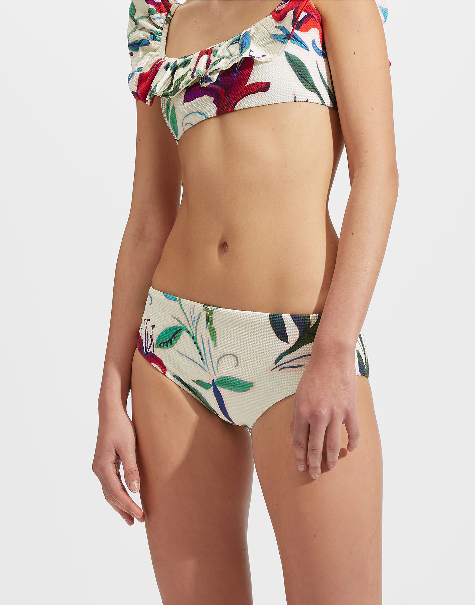 La DoubleJ Boy Brief White Lily SWI0030LYC002LIY0002