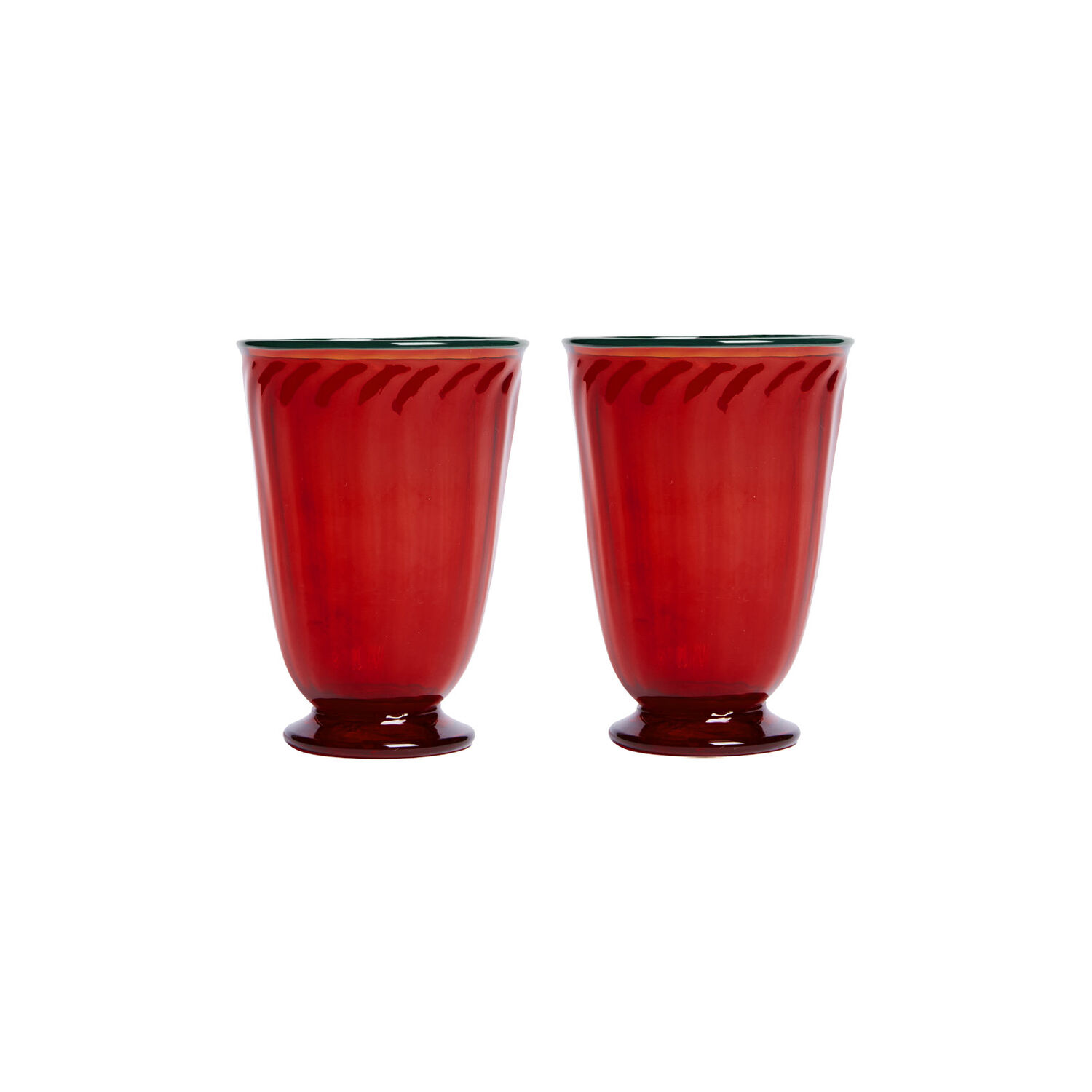 LA DOUBLEJ RAINBOW GLASSES SET OF 2 