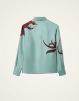 La DoubleJ Boy Shirt La DoubleJ Boy Shirt Peony Placée Light Blue SHI0040SIL001PEO06BU01