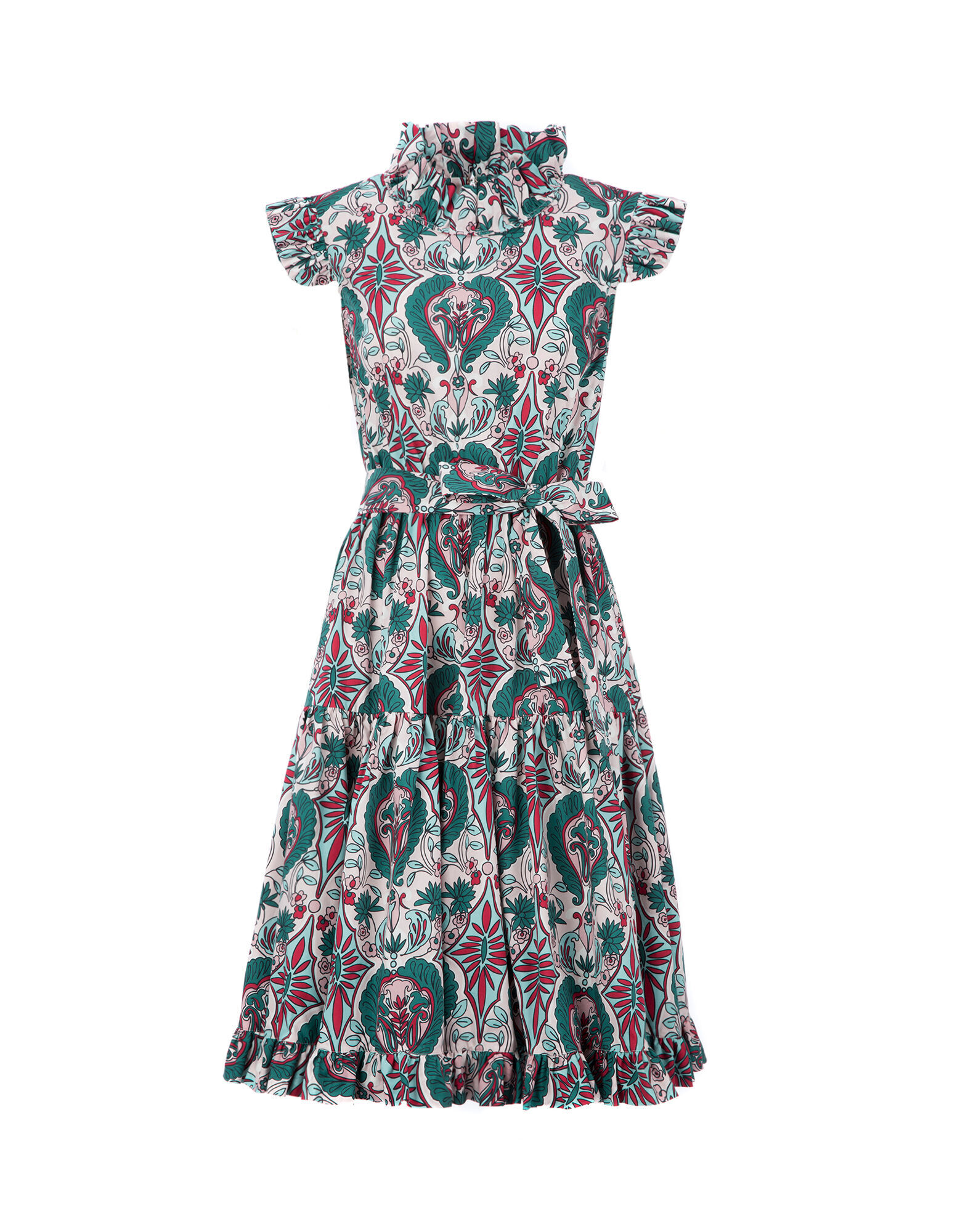 LaDoubleJ Short and Sassy Dress Liberty Rosa DRE0003COT001LIB0002