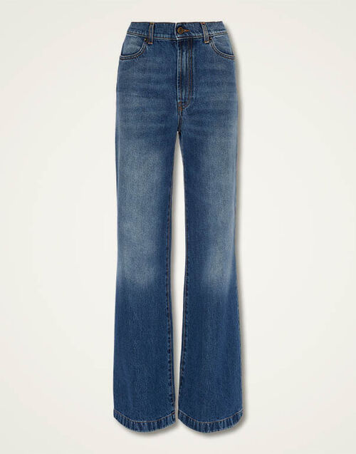 La DoubleJ Flare Jeans Blue TRO0096DEN006SOLIDBU03