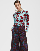 LaDoubleJ Skinny Crew Neck LaDoubleJ Skinny Crew Neck Devon Azzurro PUL0038KNI031DEV0004