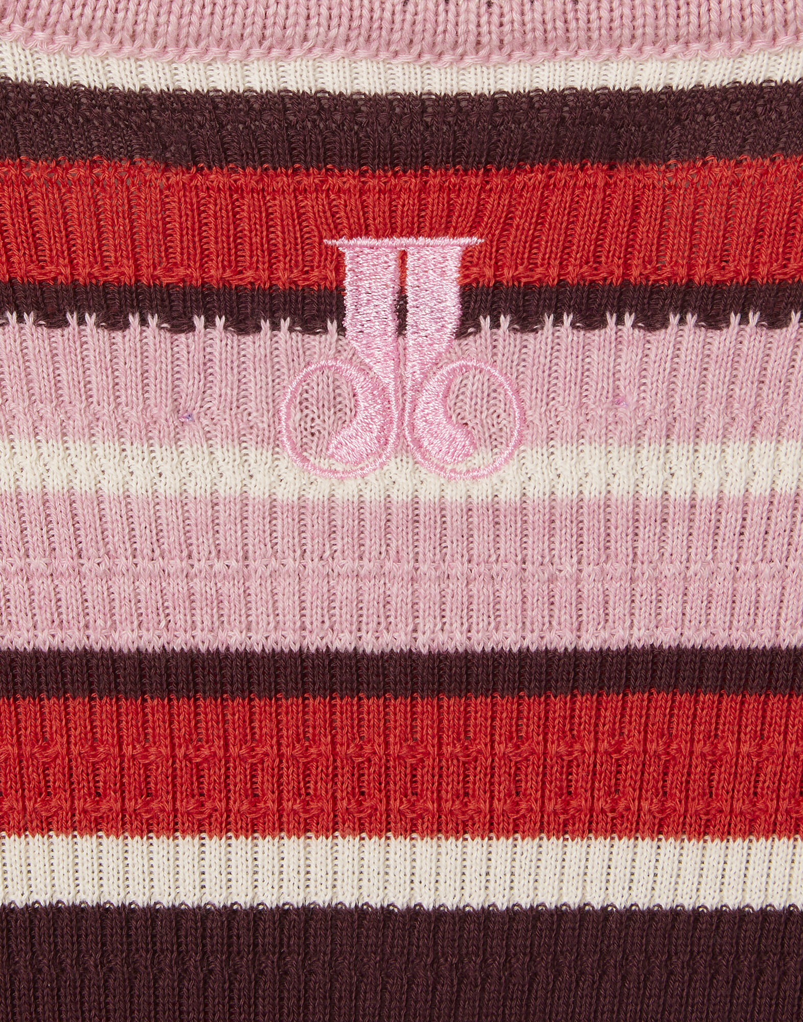 La DoubleJ Veneziana Top Multicolor Pink & Red PUL0272KNI154VA377RE01