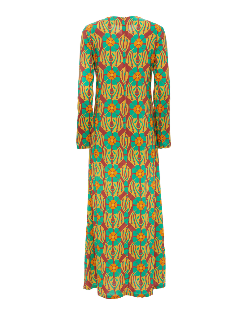 La DoubleJ Long Sleeve Swing Dress La DoubleJ Long Sleeve Swing Dress Clover DRE0184VIS001CLO0003