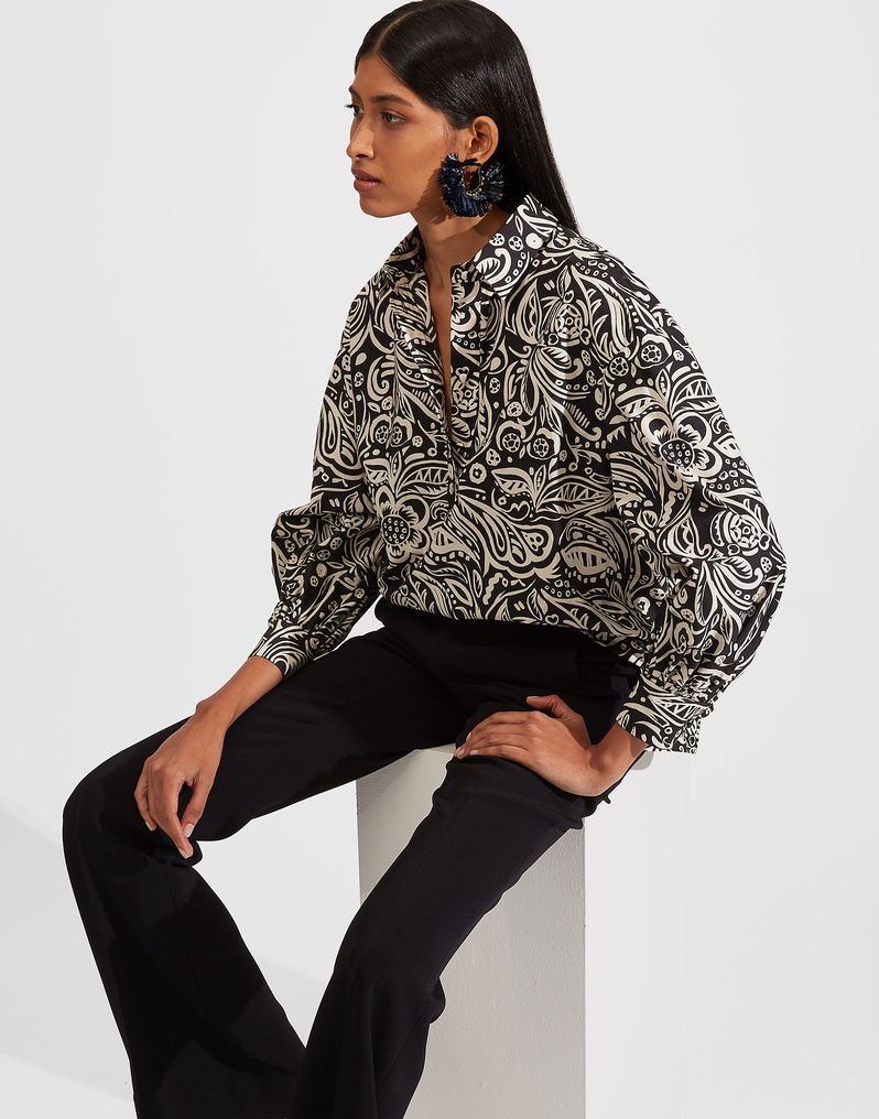 La DoubleJ Poet Shirt La DoubleJ Poet Shirt Fauve SHI0055COT001FAU0001