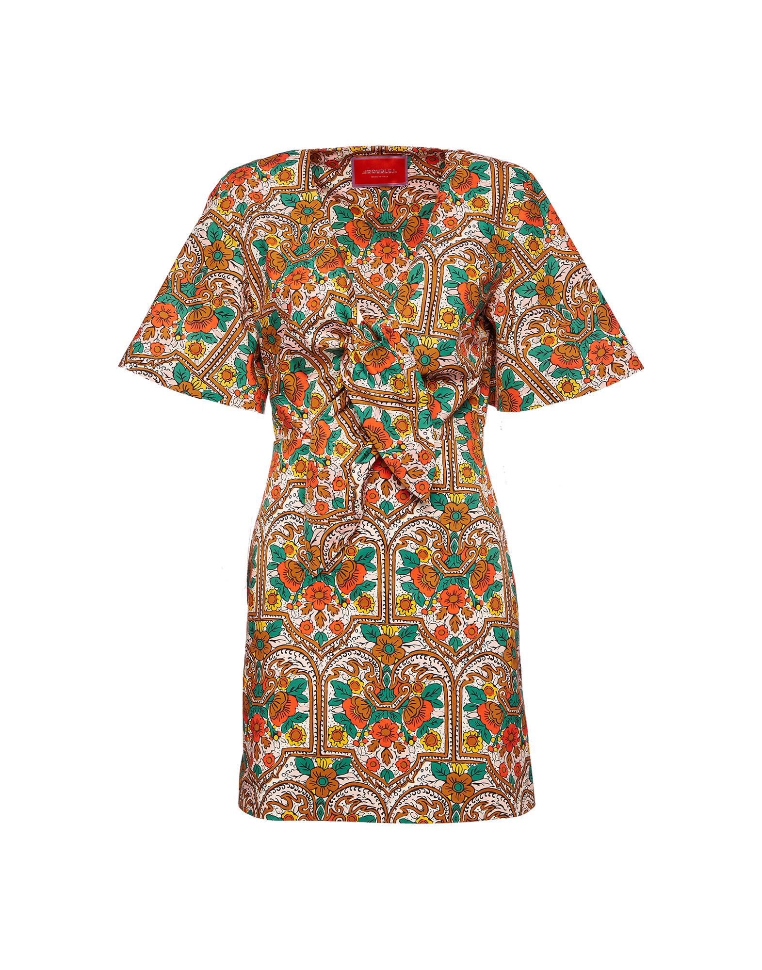 La DoubleJ Peek-A-Boo Mini Dress Corte White DRE0484COT006CRT02OR04