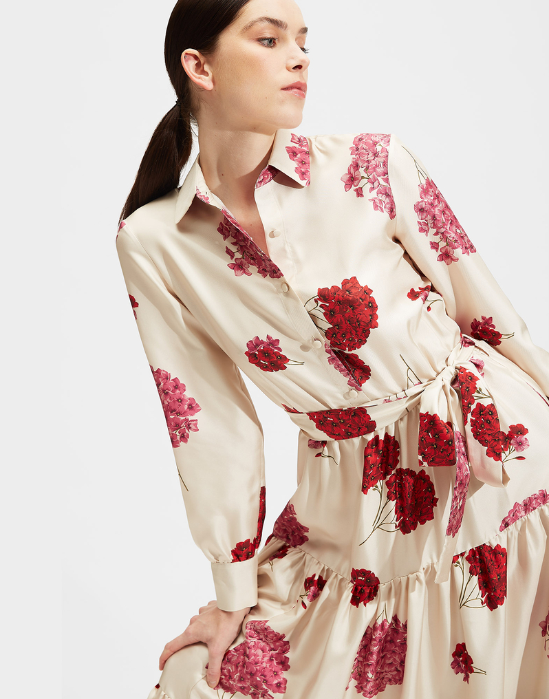 LaDoubleJ Bellini Dress LaDoubleJ Bellini Dress Ortensia DRE0016SIL001ORT0001