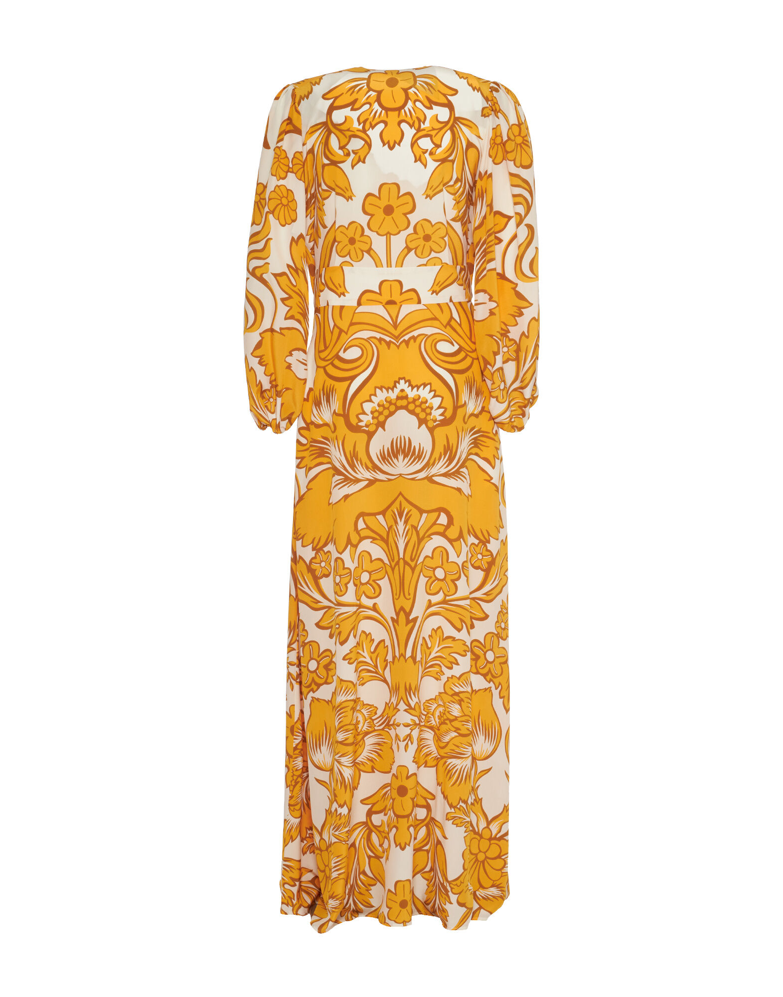 La DoubleJ Long Camerino Dress Va-Va Gold DRE0585CRE001VAV01YE05