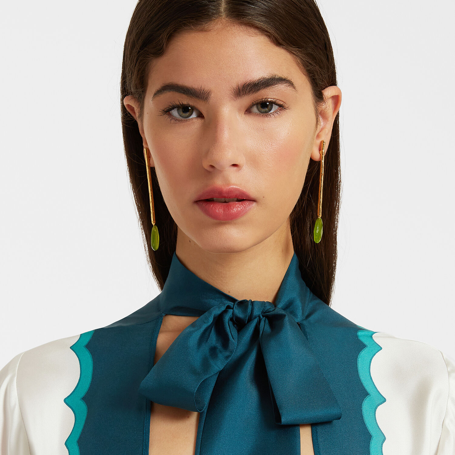 La Doublej Magnifico Midi Dress In Morpheus Placée Orange