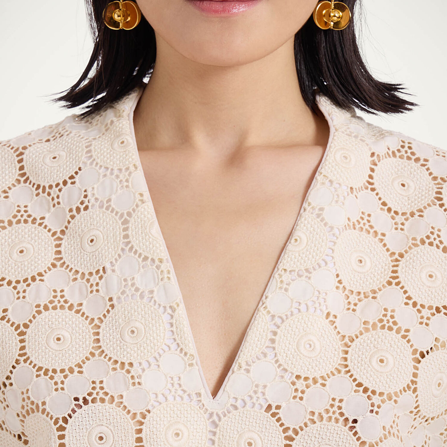 La Doublej Jackie Shirt In Evil Eye Ivory