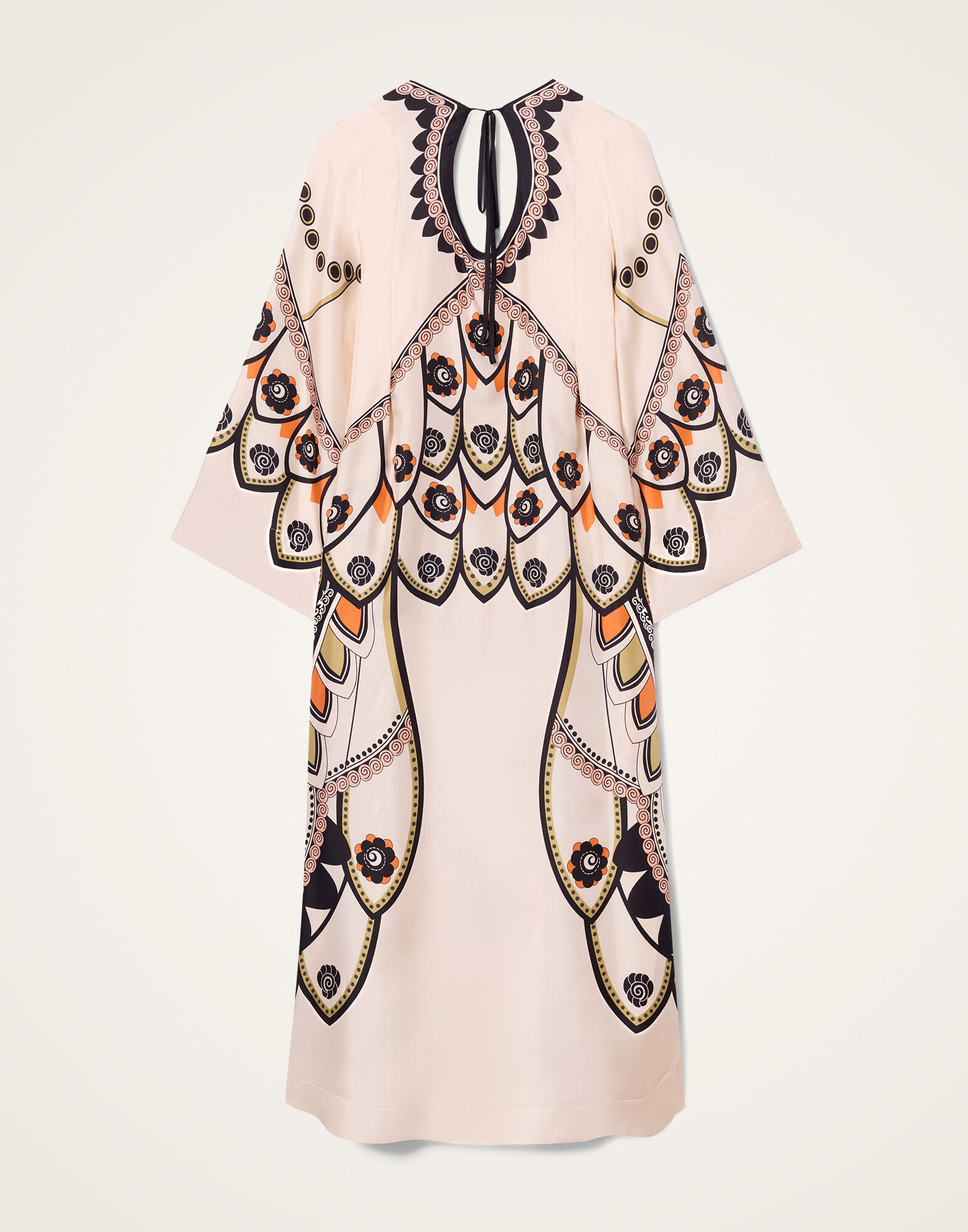 La DoubleJ Twin Flame Dress Plume Plac&eacute;e Ivory DRE1022SIL029PLU03WH04