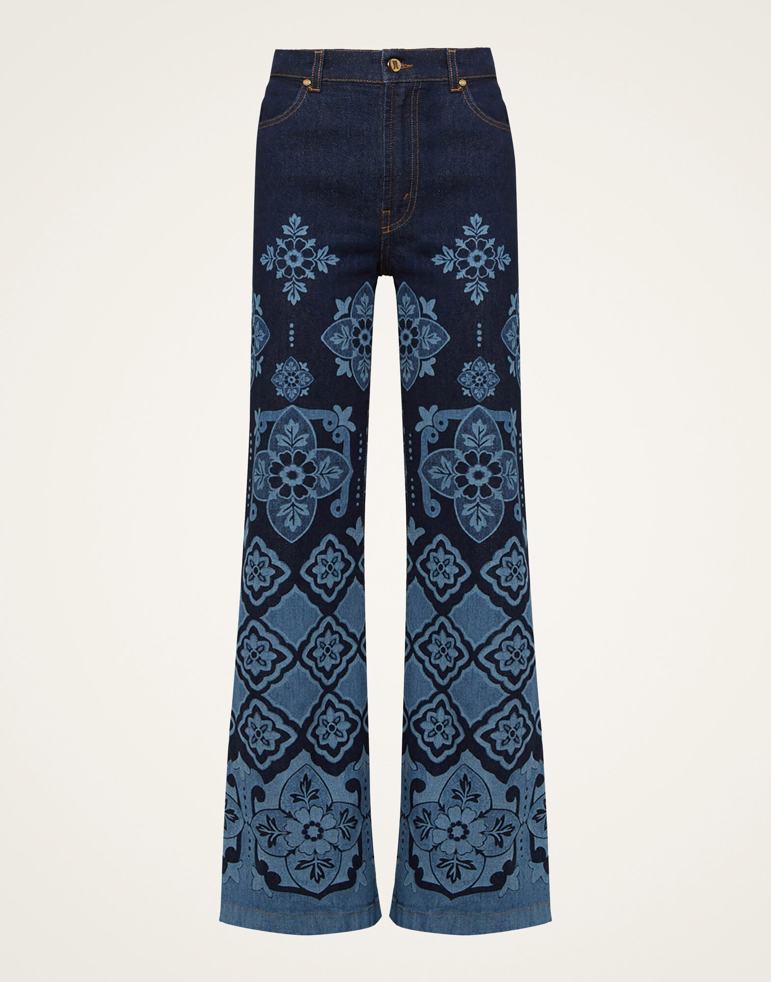 La DoubleJ Flare Jeans Partenope Navy TRO0096DEN002PRT02BU06