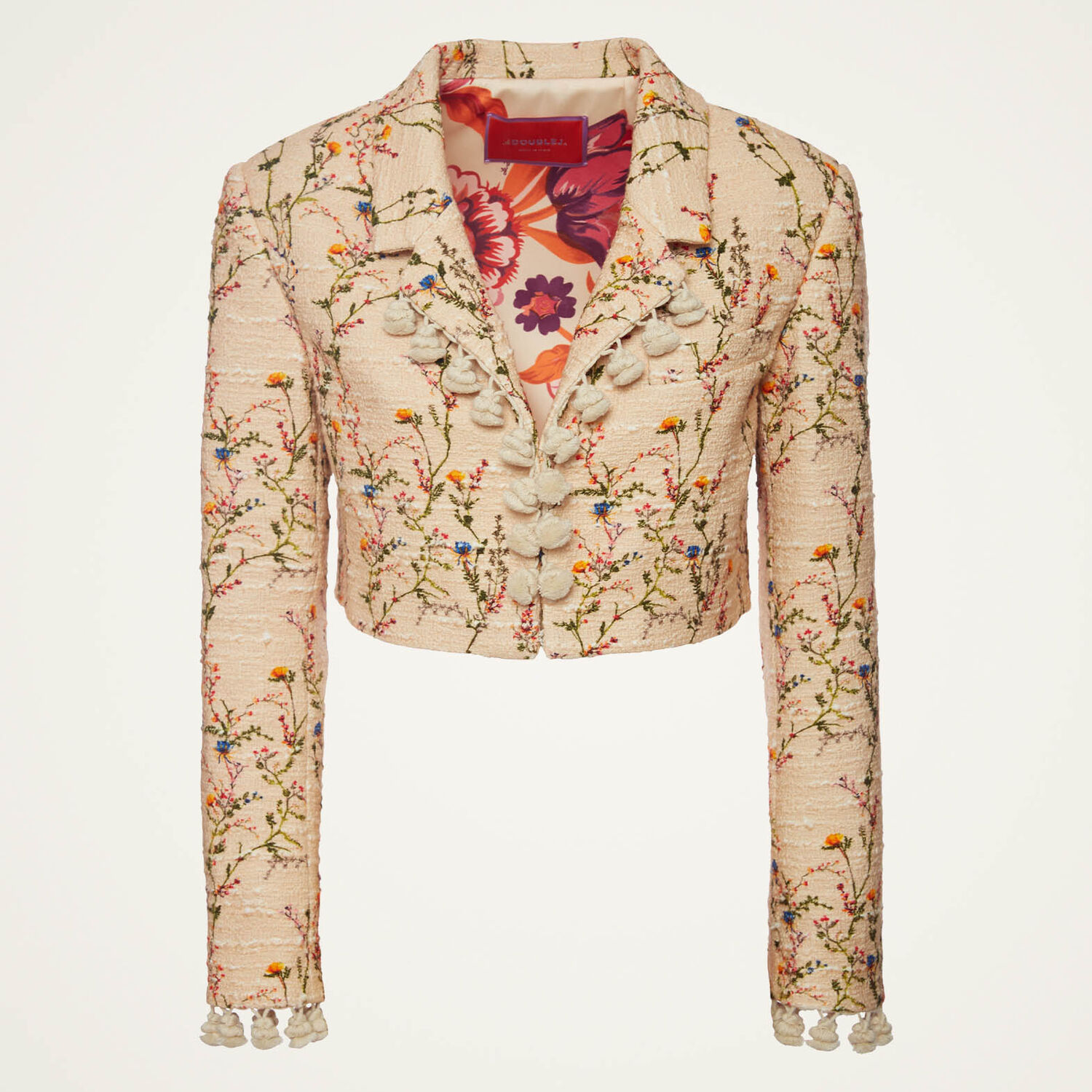 Shop La Doublej Torero Jacket In Primavera Cream