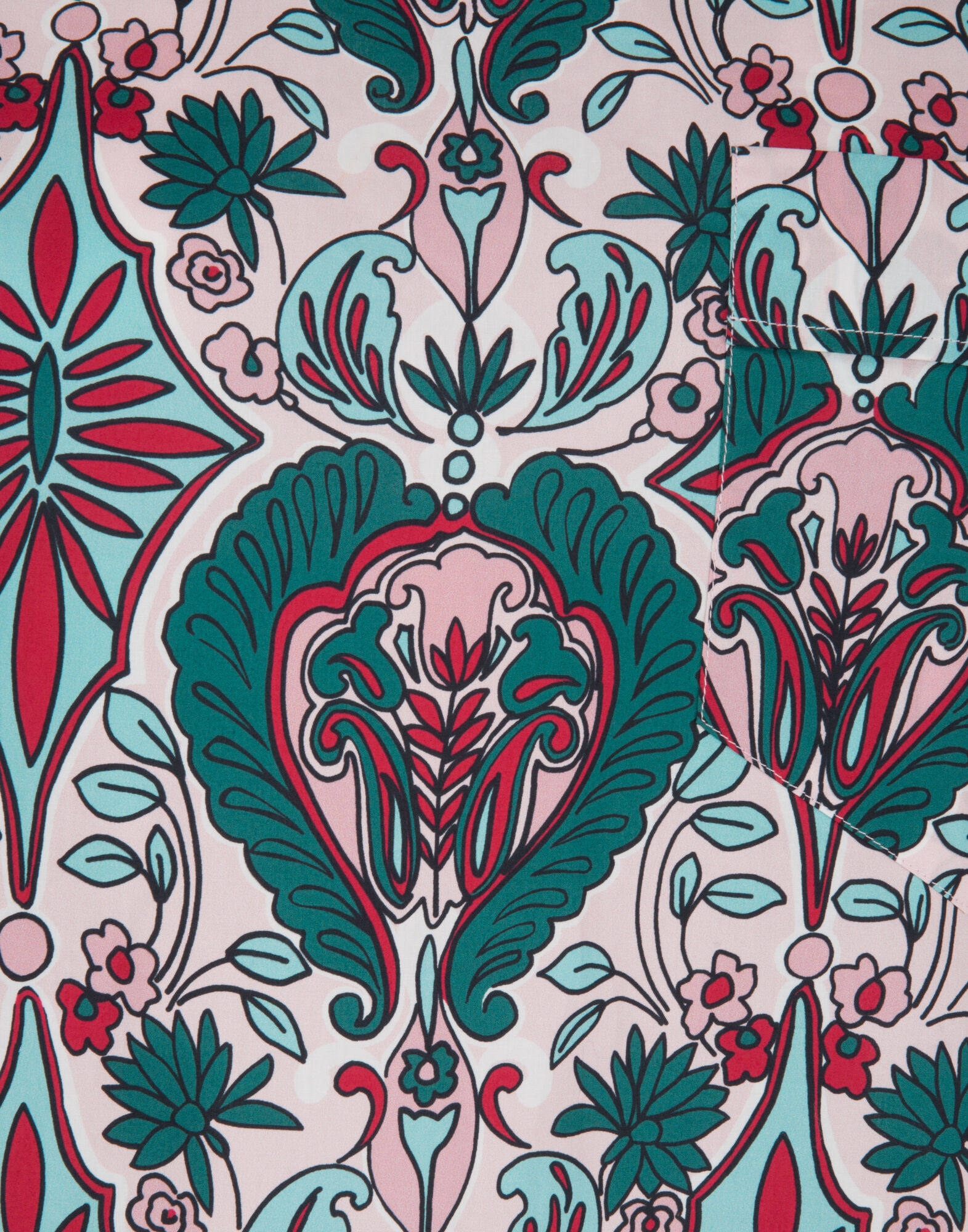 LaDoubleJ Boxy T-Shirt Liberty Rosa SHI0003COT001LIB0002