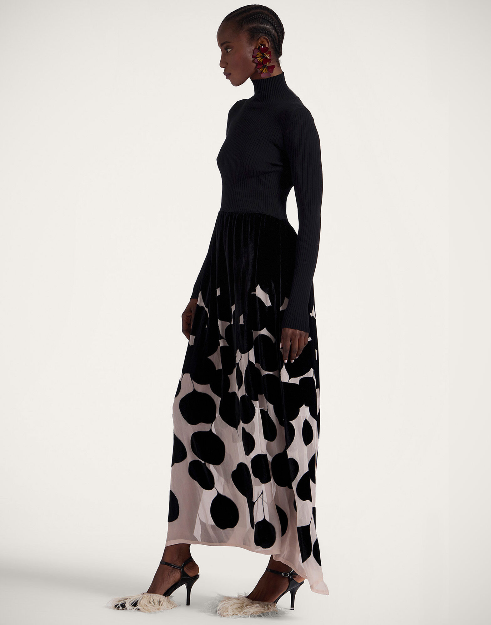 La DoubleJ Lunaria Knit Dress Lunaria Black DRE0829KNI131VA303BL01