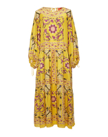 La DoubleJ Vesta Dress La DoubleJ Vesta Dress Melograno Giallo Placée DRE0302SIL009MEL0007