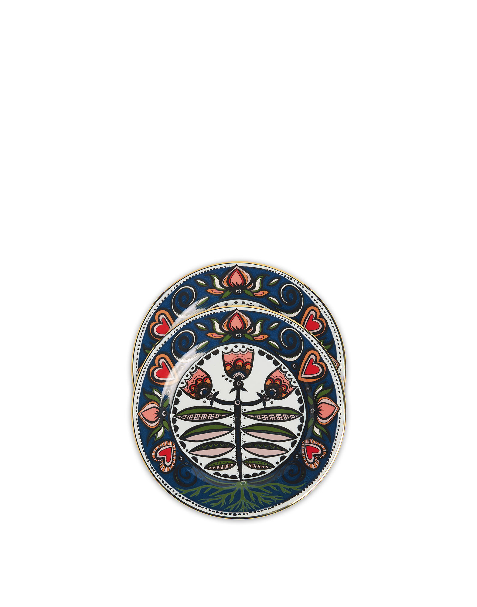 La DoubleJ Dessert Plate Set of 2 Seed Of Life DIS0039CER001LAD0004