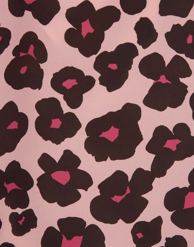 LaDoubleJ Sissi Dress LaDoubleJ Sissi Dress Flower Leopard Rosa DRE0108DBG001FLL0003