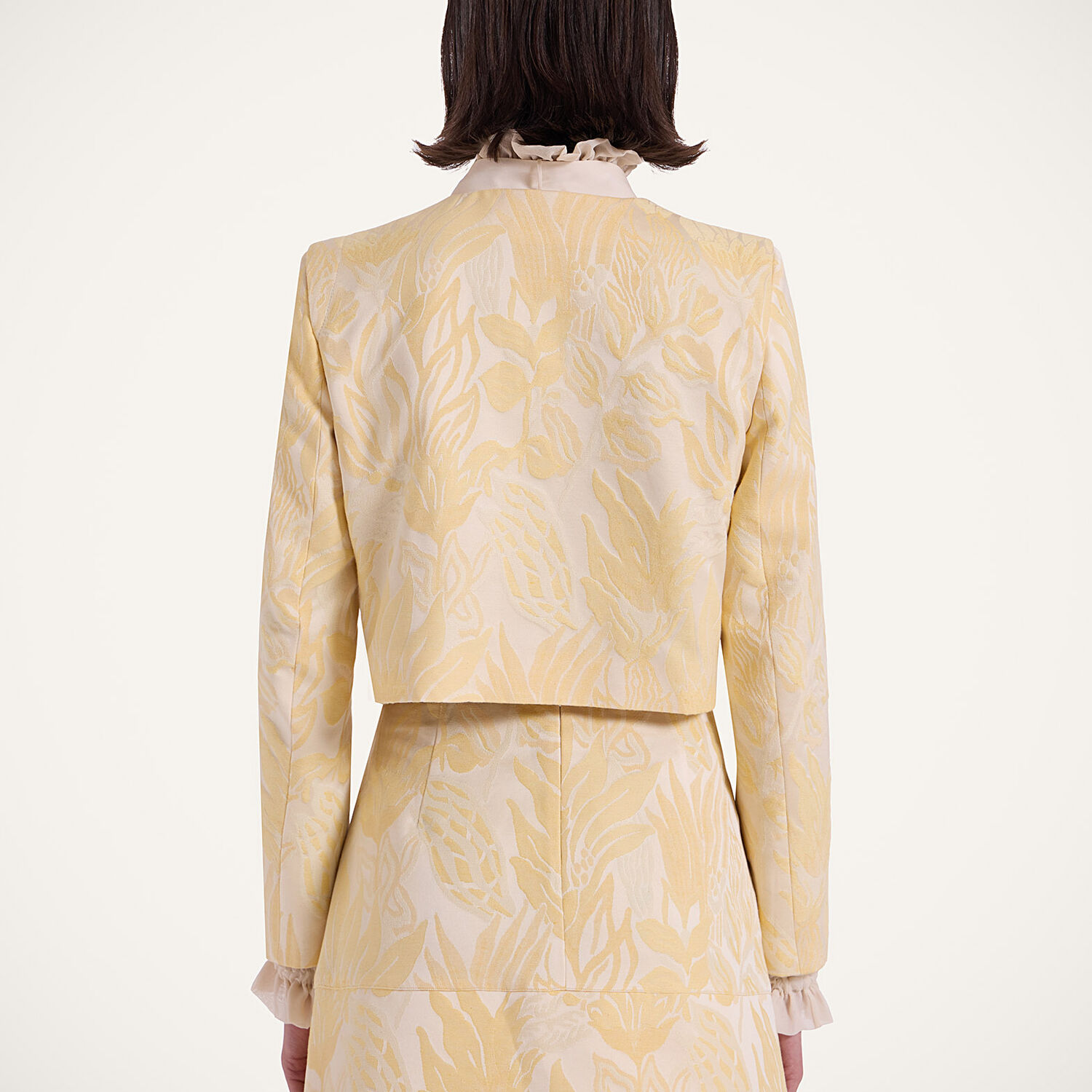 La Doublej Bijoux Jacket In Iris Yellow