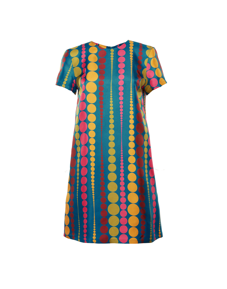 La DoubleJ Mini Swing Dress La DoubleJ Mini Swing Dress Bubbles DRE0159SIL001BUB0001