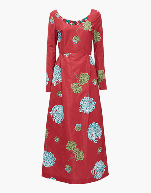 La DoubleJ Cheer Dress Ortensia Bordeaux DRE0431RAD001ORT0004