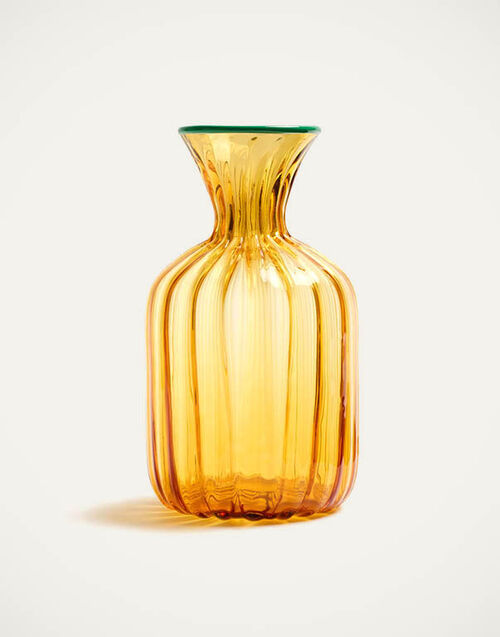 La DoubleJ Murano Carafe Solid Amber CAR0007MUR001SOLIDYE10