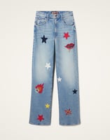 La DoubleJ The Maven Sneak Jeans La DoubleJ The Maven Sneak Jeans Star Of The Show Blue TRO0168DEN011STA03BU03