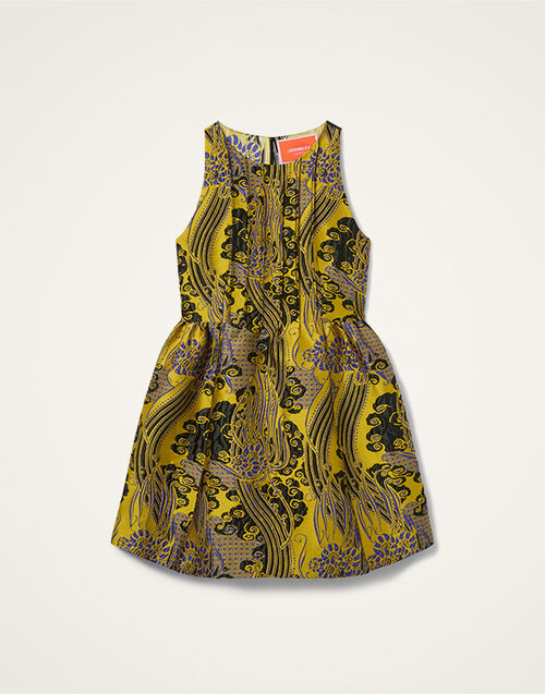 La DoubleJ Pirhouette Mini Dress Atlantis Yellow DRE0986JCQ127ATL01YE02