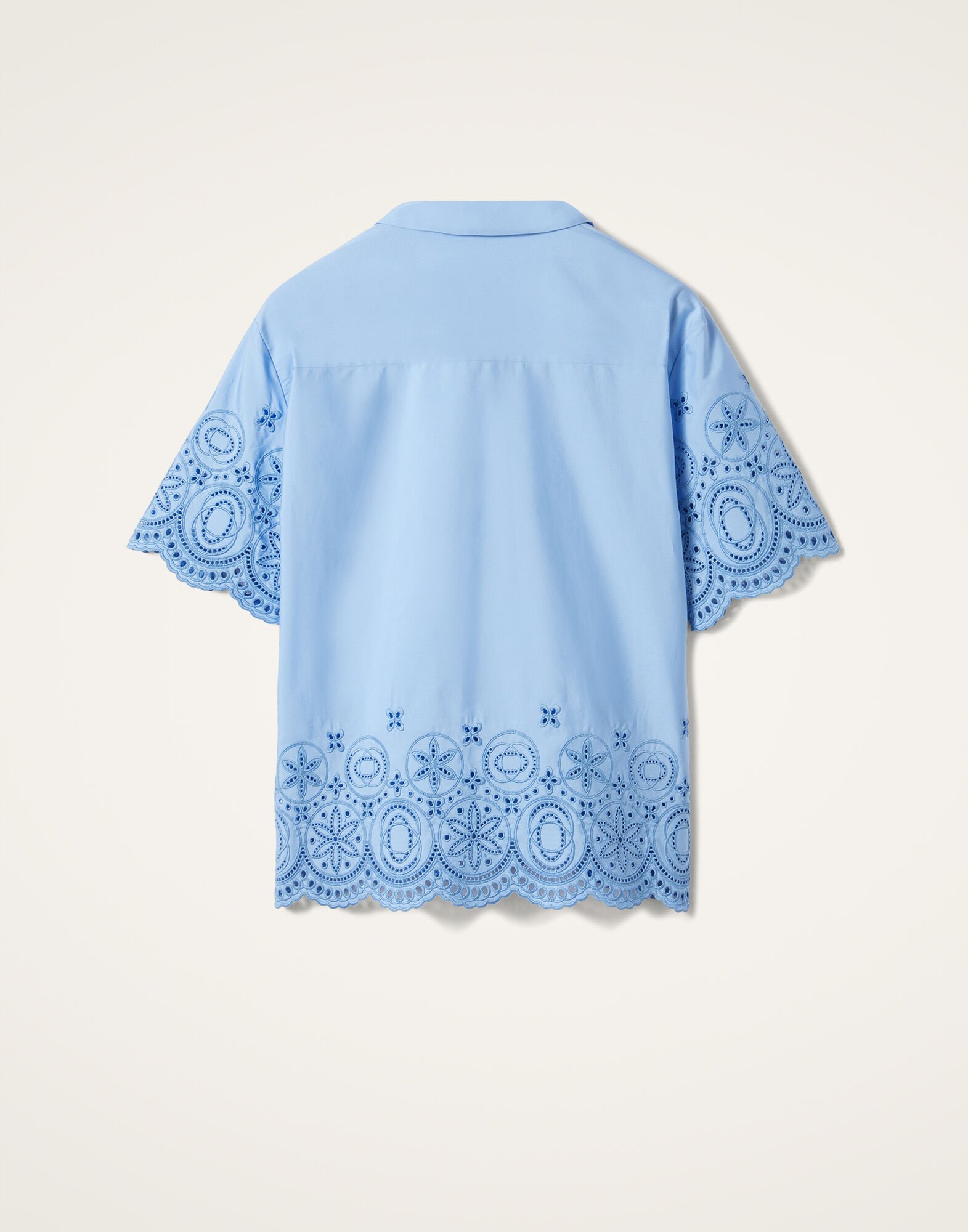 Boxy Shirt Sangallo in Eclipse Light Blue for Women | La DoubleJ