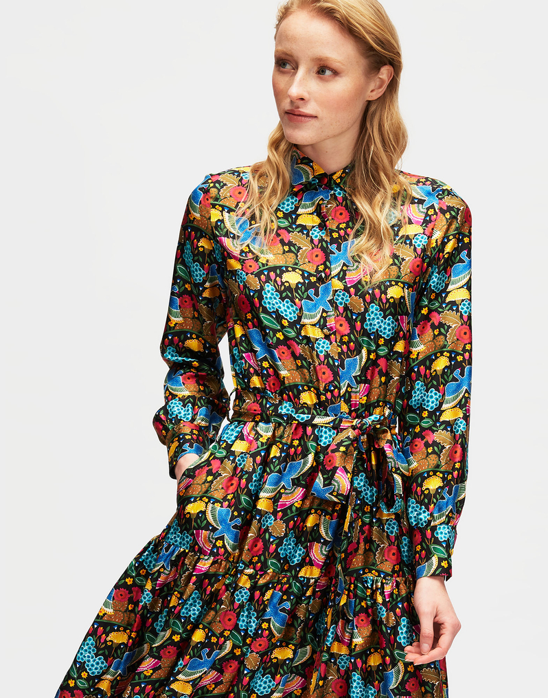 LaDoubleJ Bellini Dress LaDoubleJ Bellini Dress Colombo Piccolo DRE0016SIL001COL0002