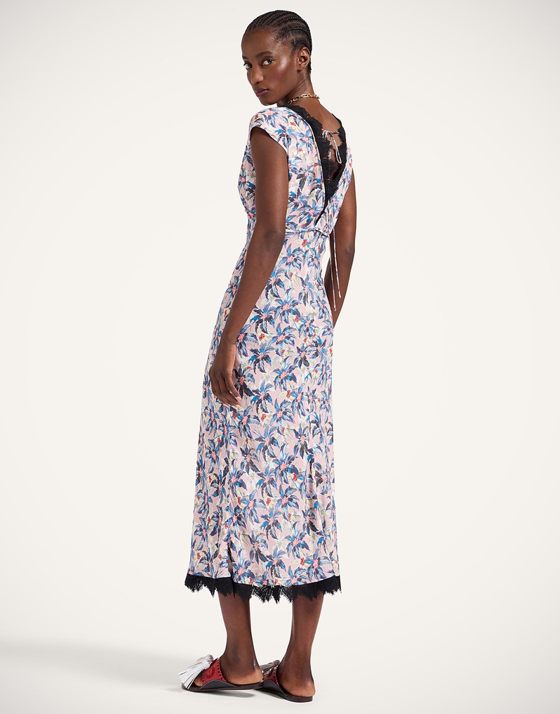 La DoubleJ Luna Dress La DoubleJ Luna Dress Mini Tropicana Mauve DRE0898VIS019TRC02PU06