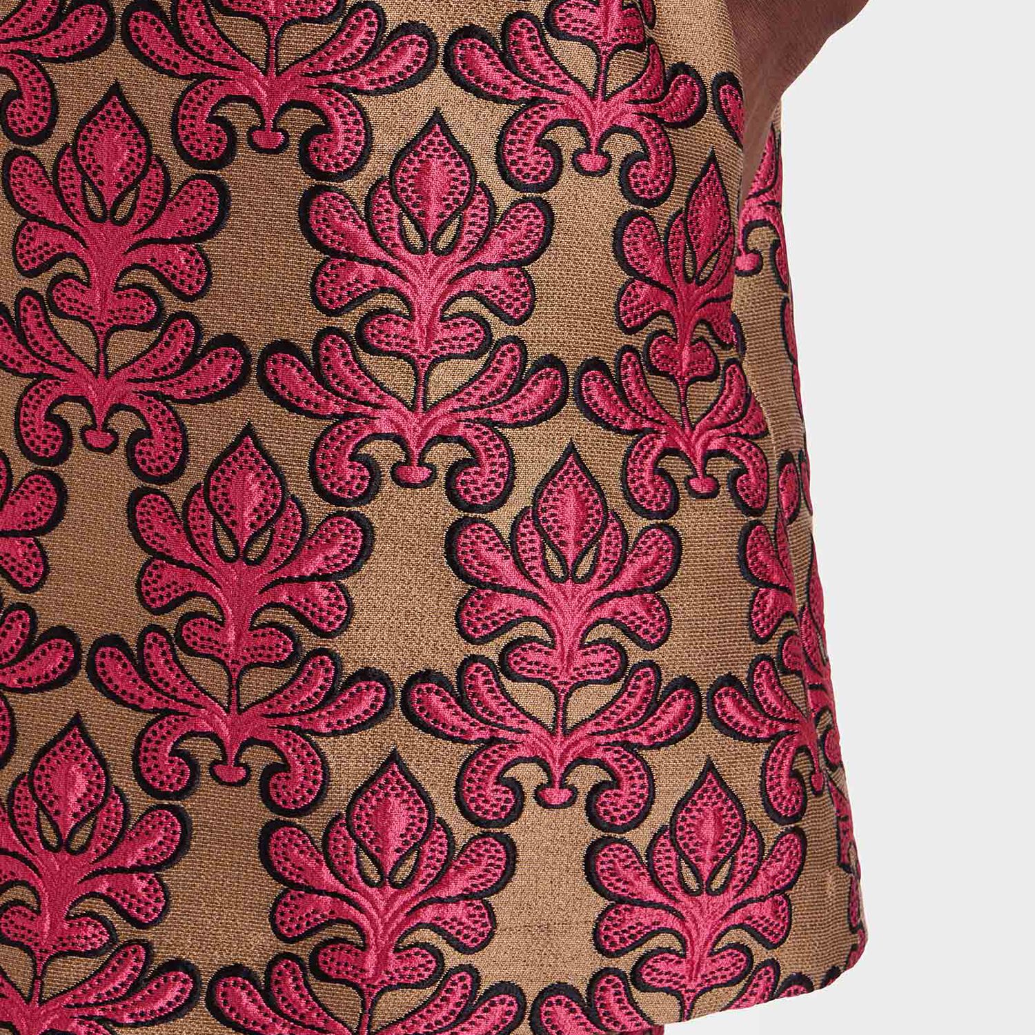 Shop La Doublej Mini Swing Dress In Herald Fuchsia