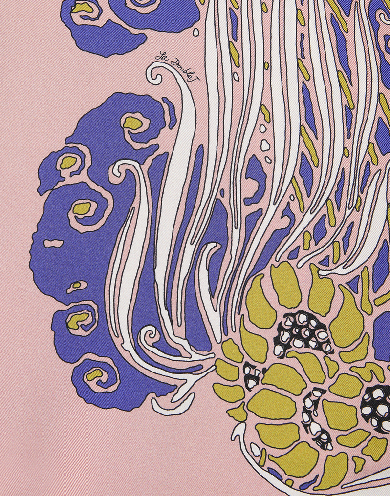 La DoubleJ Reversible Mini Poncho Top La DoubleJ Reversible Mini Poncho Top Lemuria Placée Black SCA0077VIS011LEM02BL01