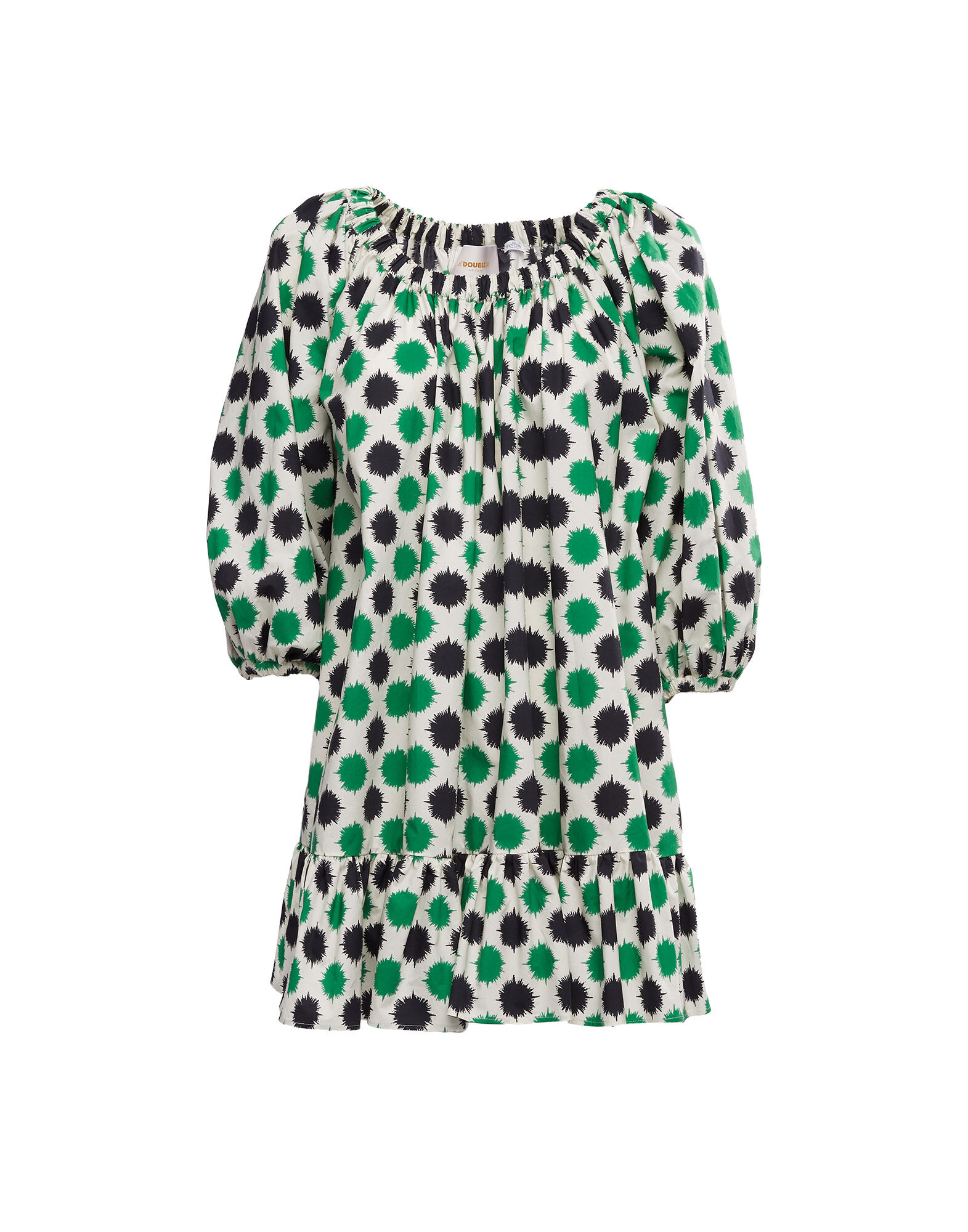 LaDoubleJ Short Paloma Dress Pom Pom DRE0162COT001PMP0001