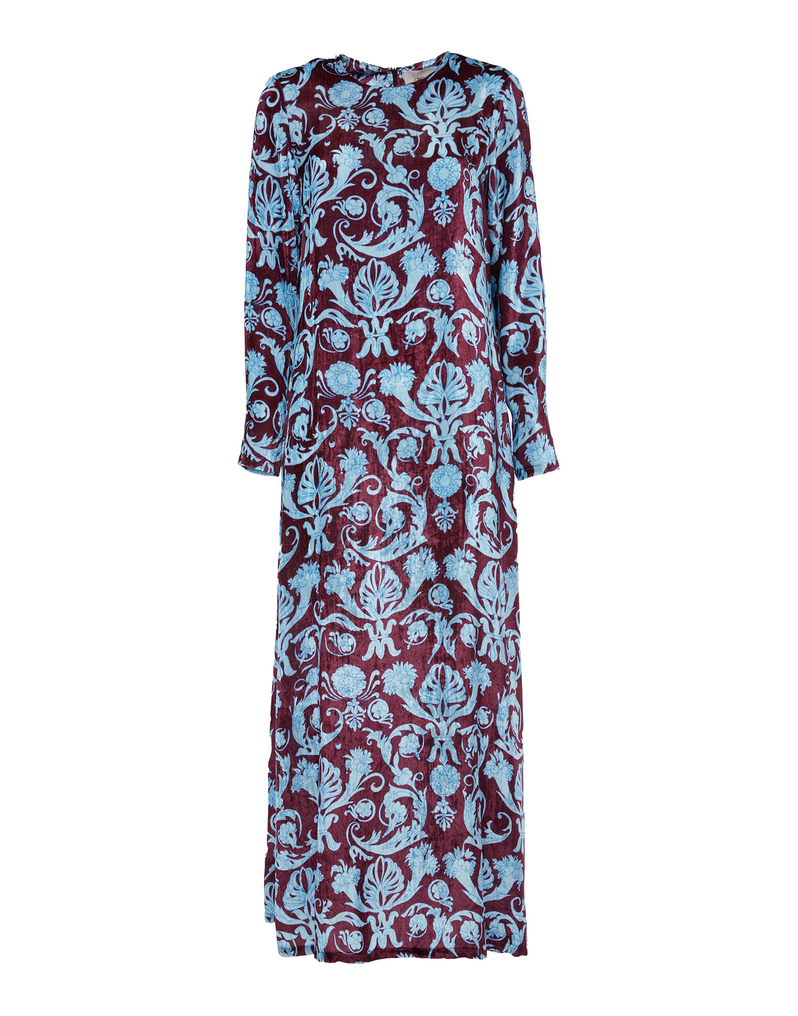 La DoubleJ Long Sleeve Swing Dress La DoubleJ Long Sleeve Swing Dress Brocade DRE0184VEL004BRO0007