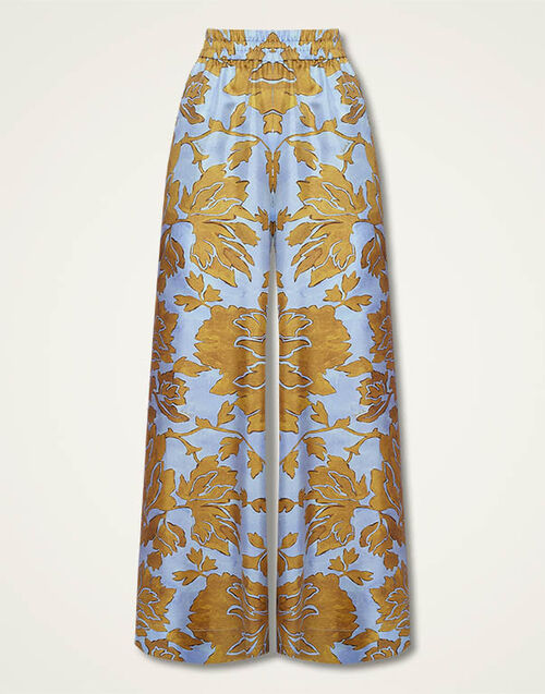 La DoubleJ Palazzo Pants Tangle Light Blue TRO0003SIL001TAN01BU01