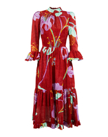 LaDoubleJ Midi Visconti Dress Maneater Rosso DRE0090DEV001MAN0002