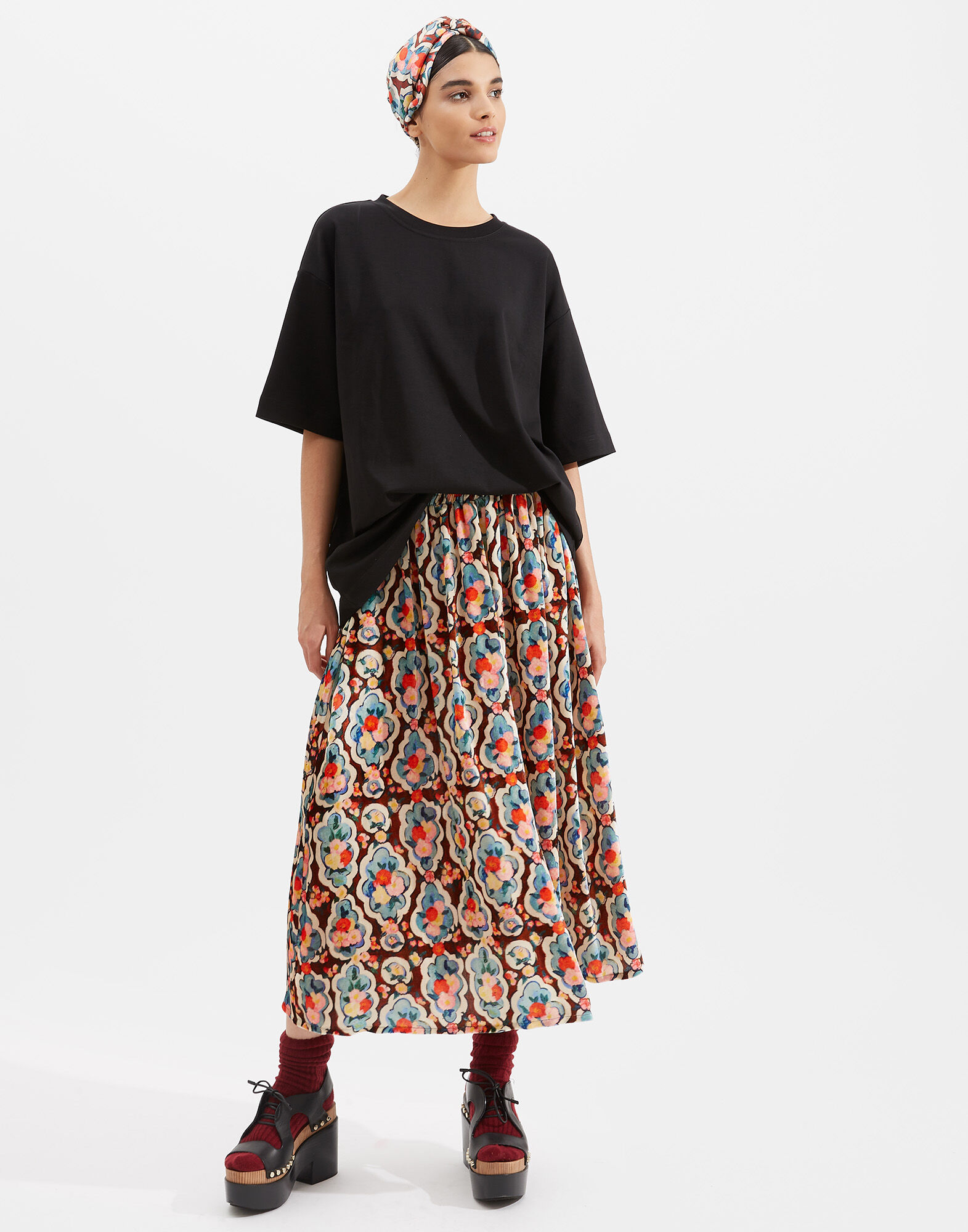 La DoubleJ Simple Skirt Matisse SKI0051VEL004MAT0001