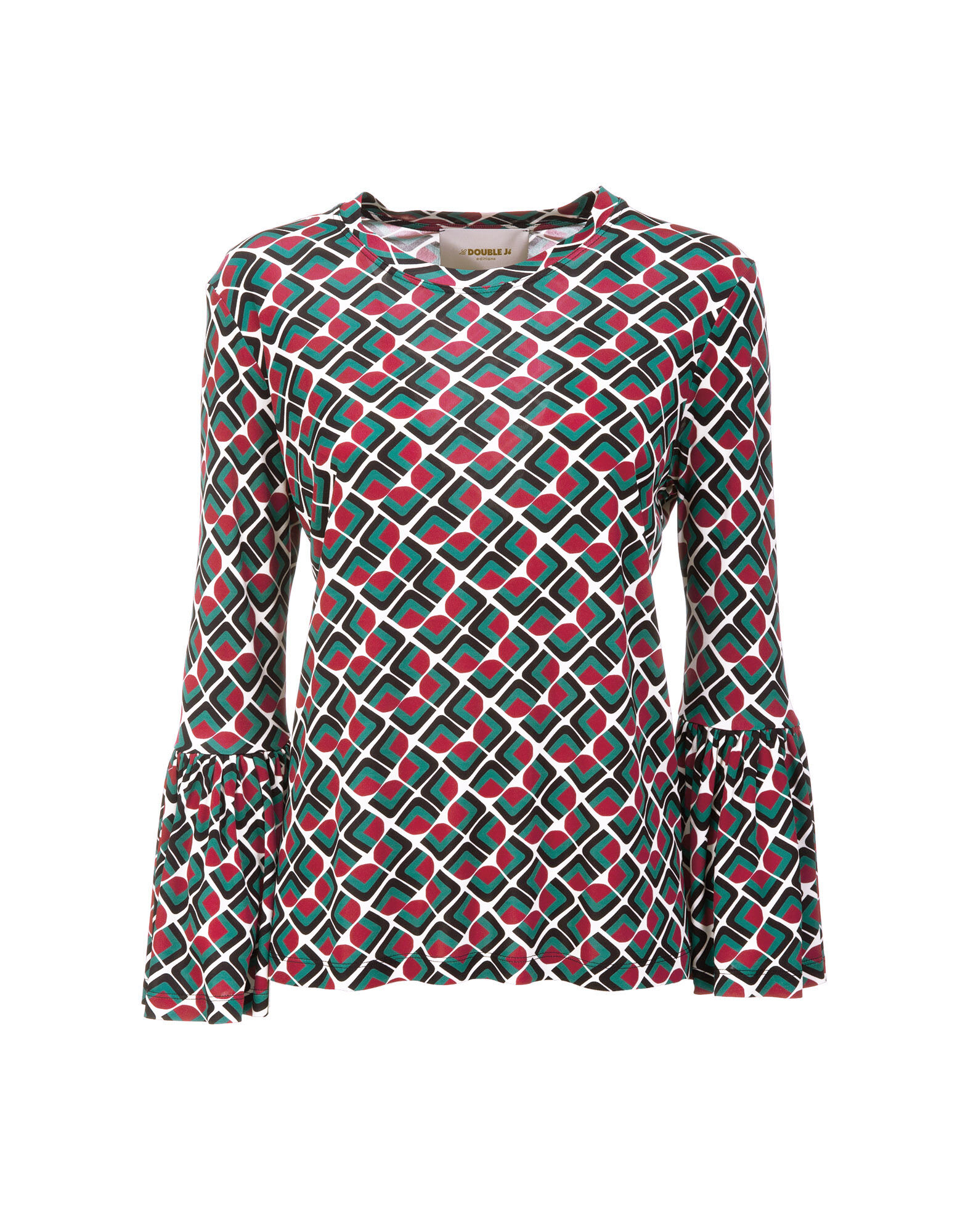 LaDoubleJ Gemini T-Shirt Domino Verde SHI0051JER003DOM0005