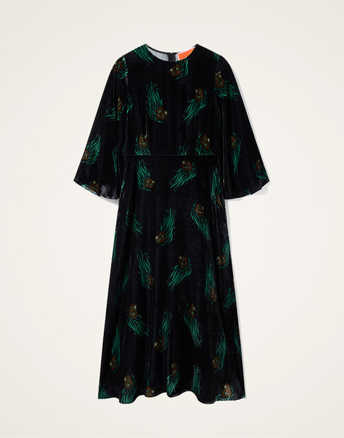 La DoubleJ Sorella Dress Lemuria Black DRE0179VEL018LEM01BL01