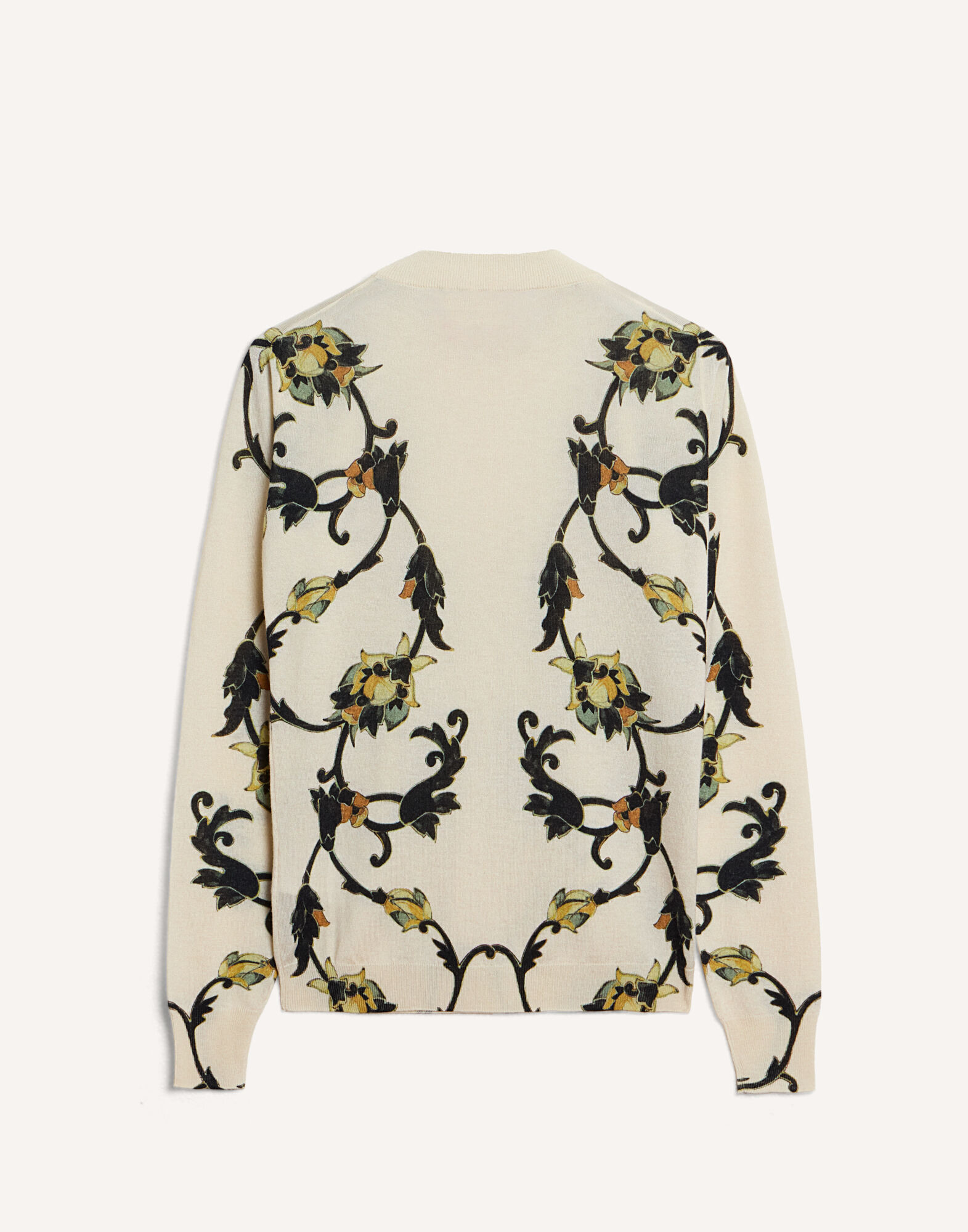 La DoubleJ Silky Crew Neck Buttercup Plac&eacute;e White PUL0305KNI172VA511WH01