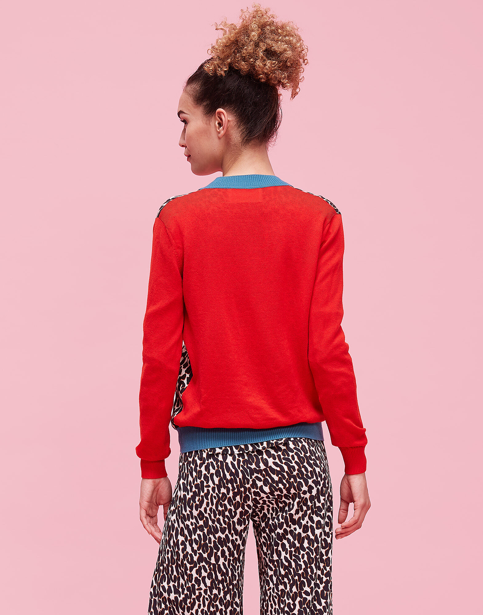 LaDoubleJ Gemini Cardigan Leopard PUL0005KNI005LEO0001