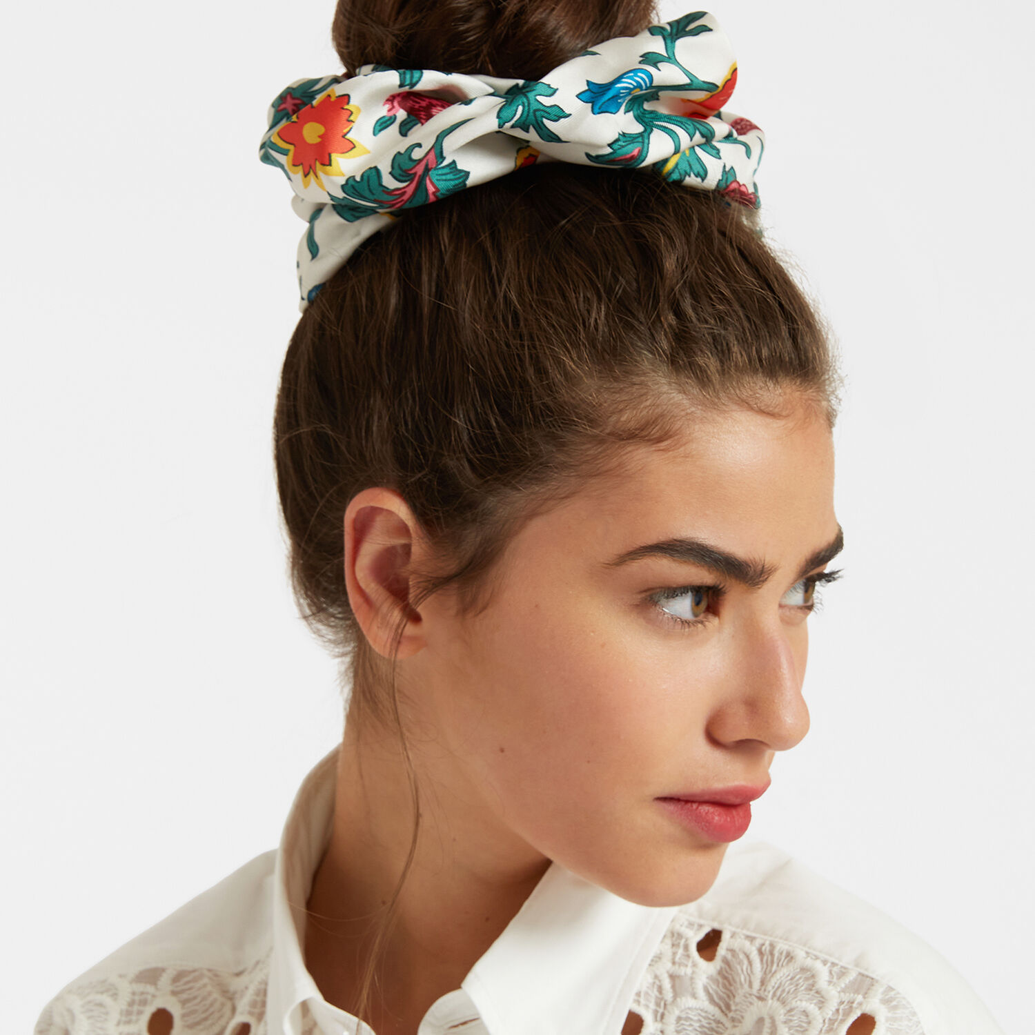 La Doublej Giga Scrunchie In Dragonflower Mini Multicolor