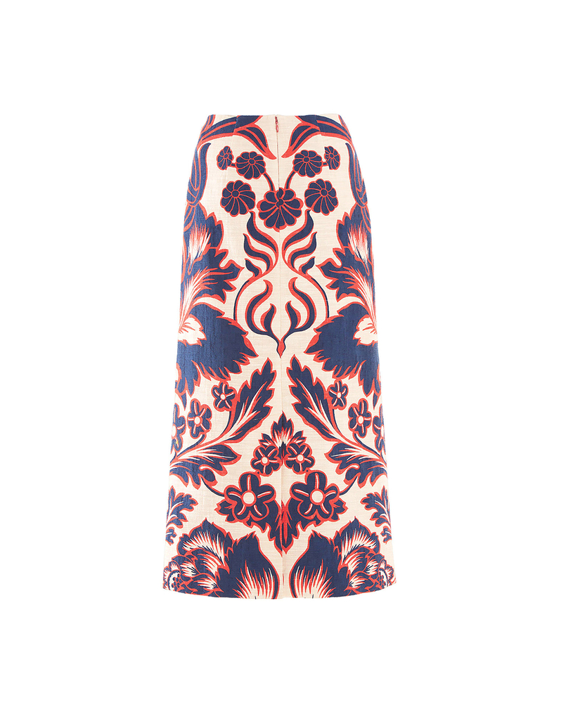 La DoubleJ Pencil Skirt La DoubleJ Pencil Skirt Va-Va Placée White SKI0011COT005VAV01WH01