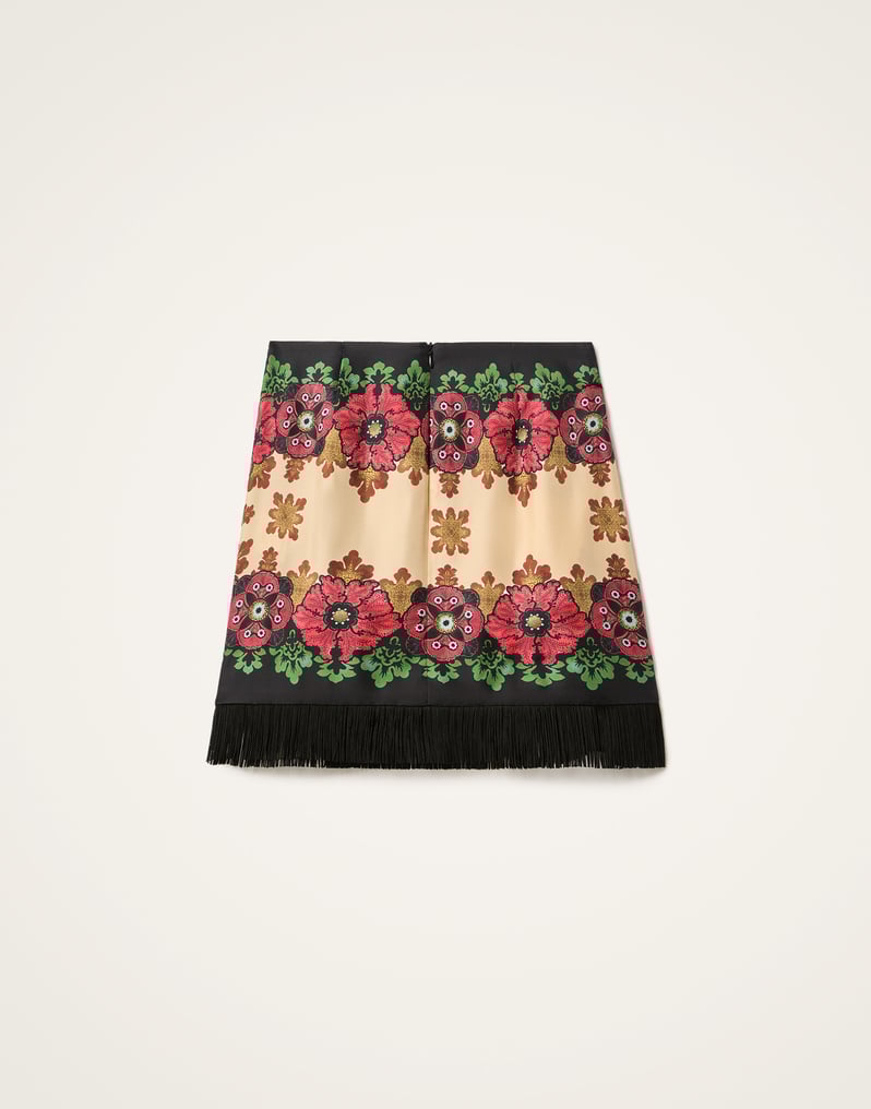 La DoubleJ Foulard Mini Skirt La DoubleJ Foulard Mini Skirt Bounty Placée Red SKI0173SIL006BOU01RE01