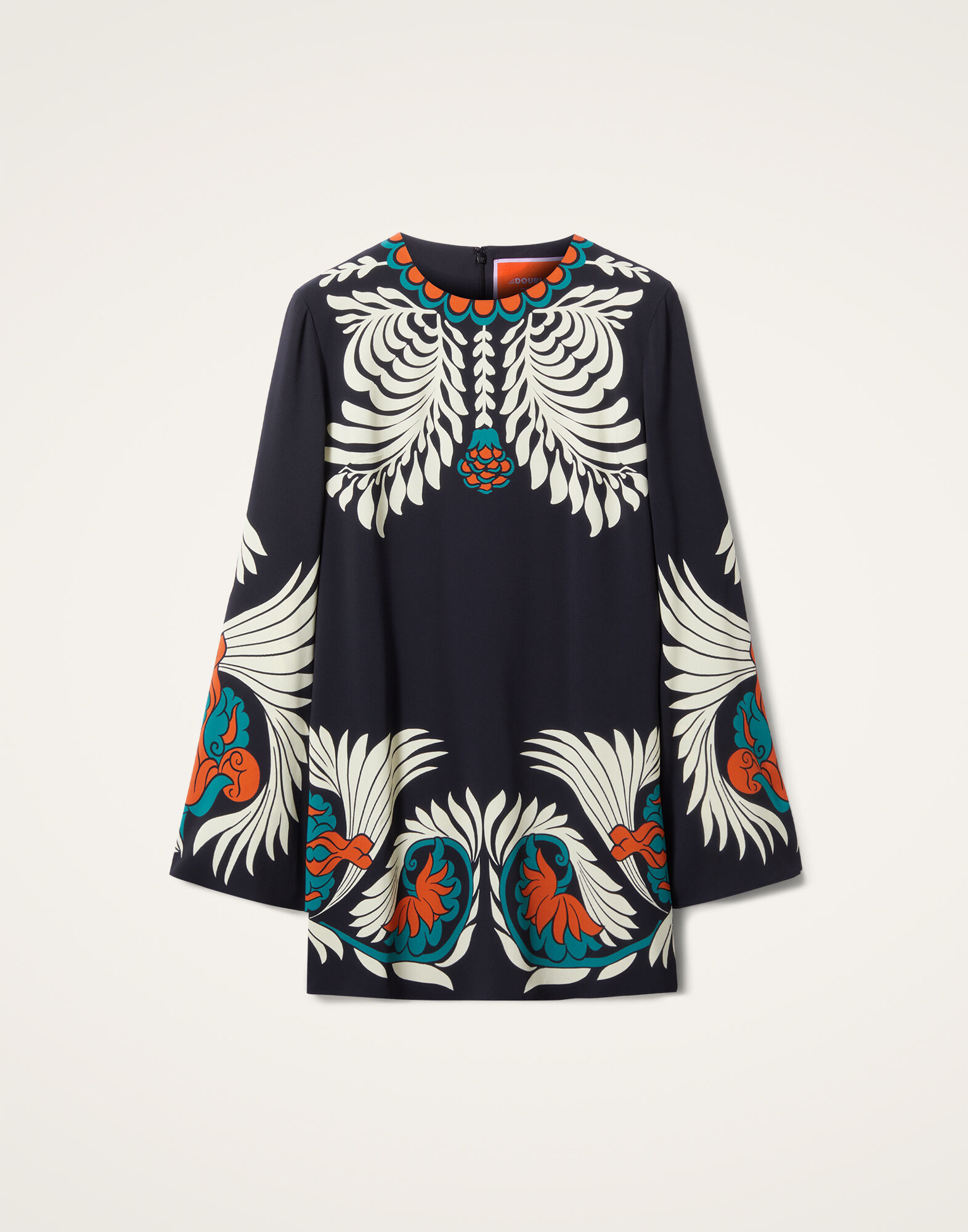 Mini Supreme Swing Dress in Mix Tiles Placée Black for Women